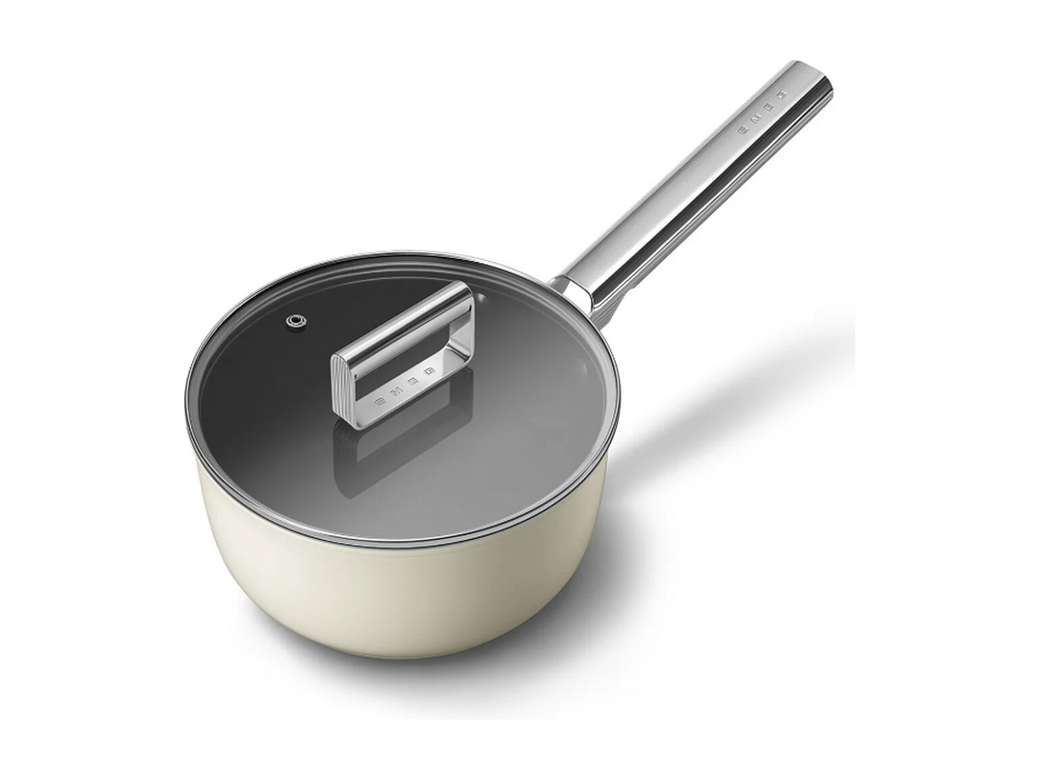 Smeg Casserole crème mat 20cm + couvercle - SPF2012CRM