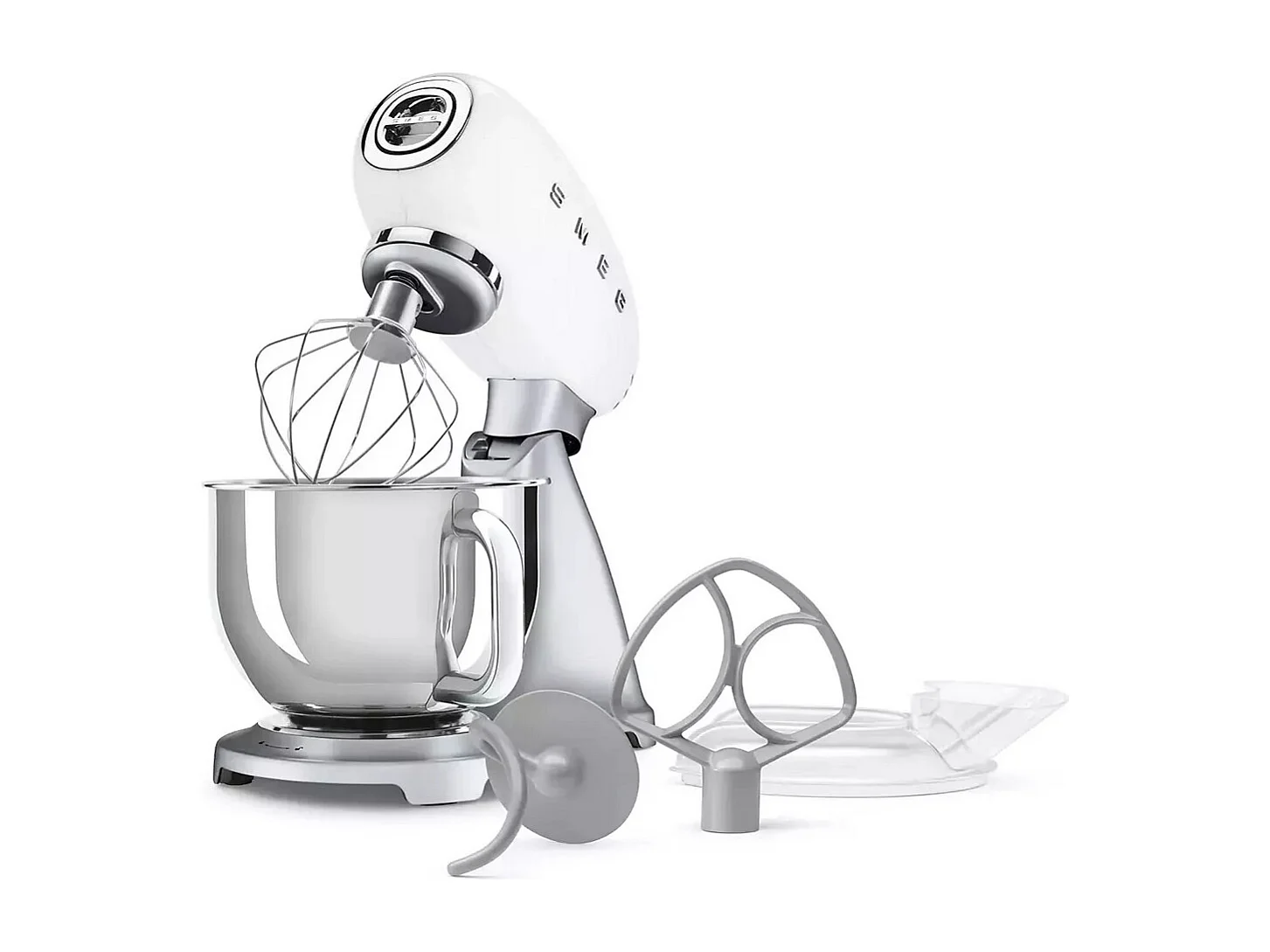 Smeg Robot sur socle 4.8l blanc - SMF04WHEU