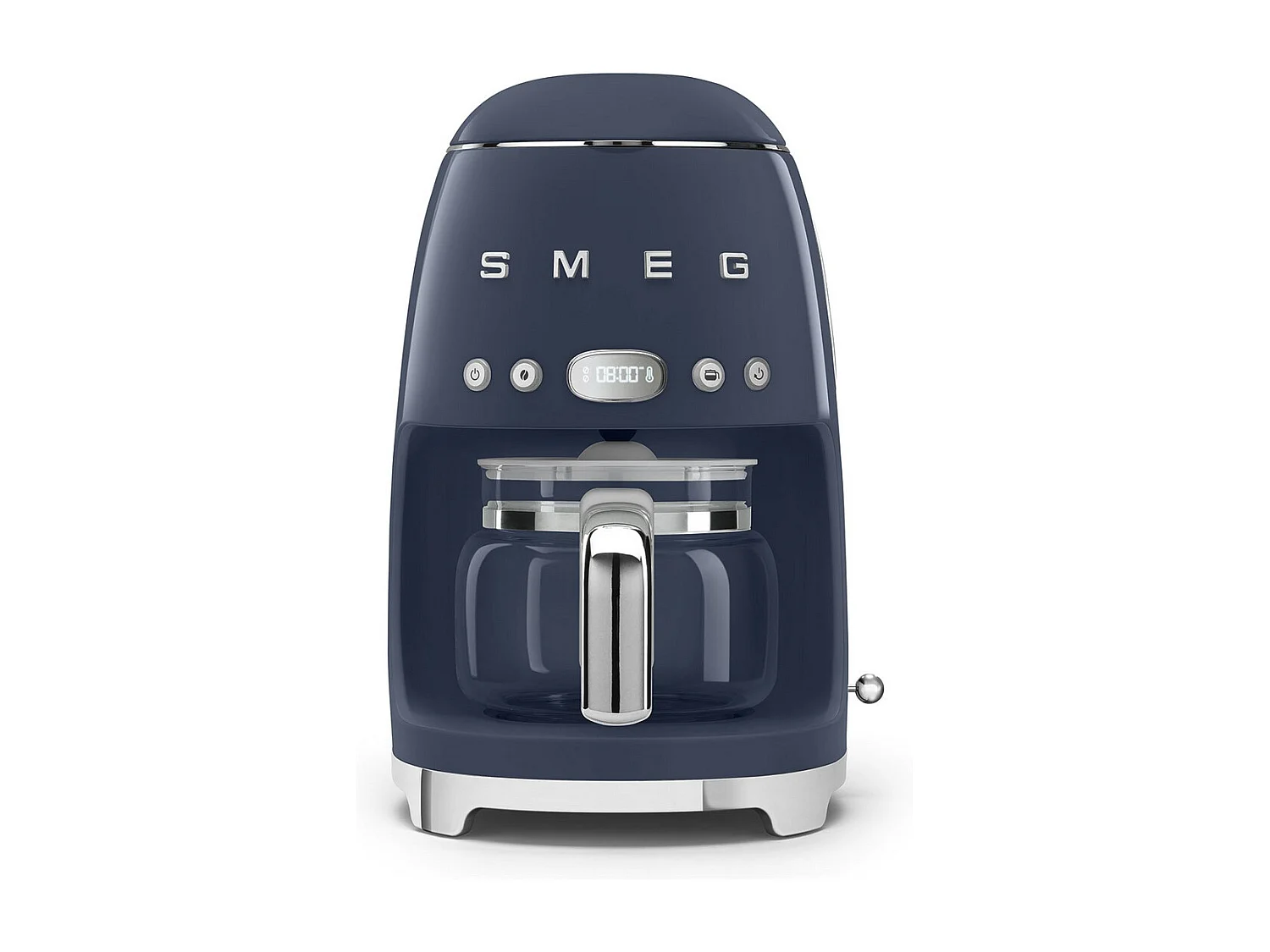 Programmierbare Filterkaffeemaschine Smeg 10 Tassen 1050W Design 50er Jahre Navy Blue