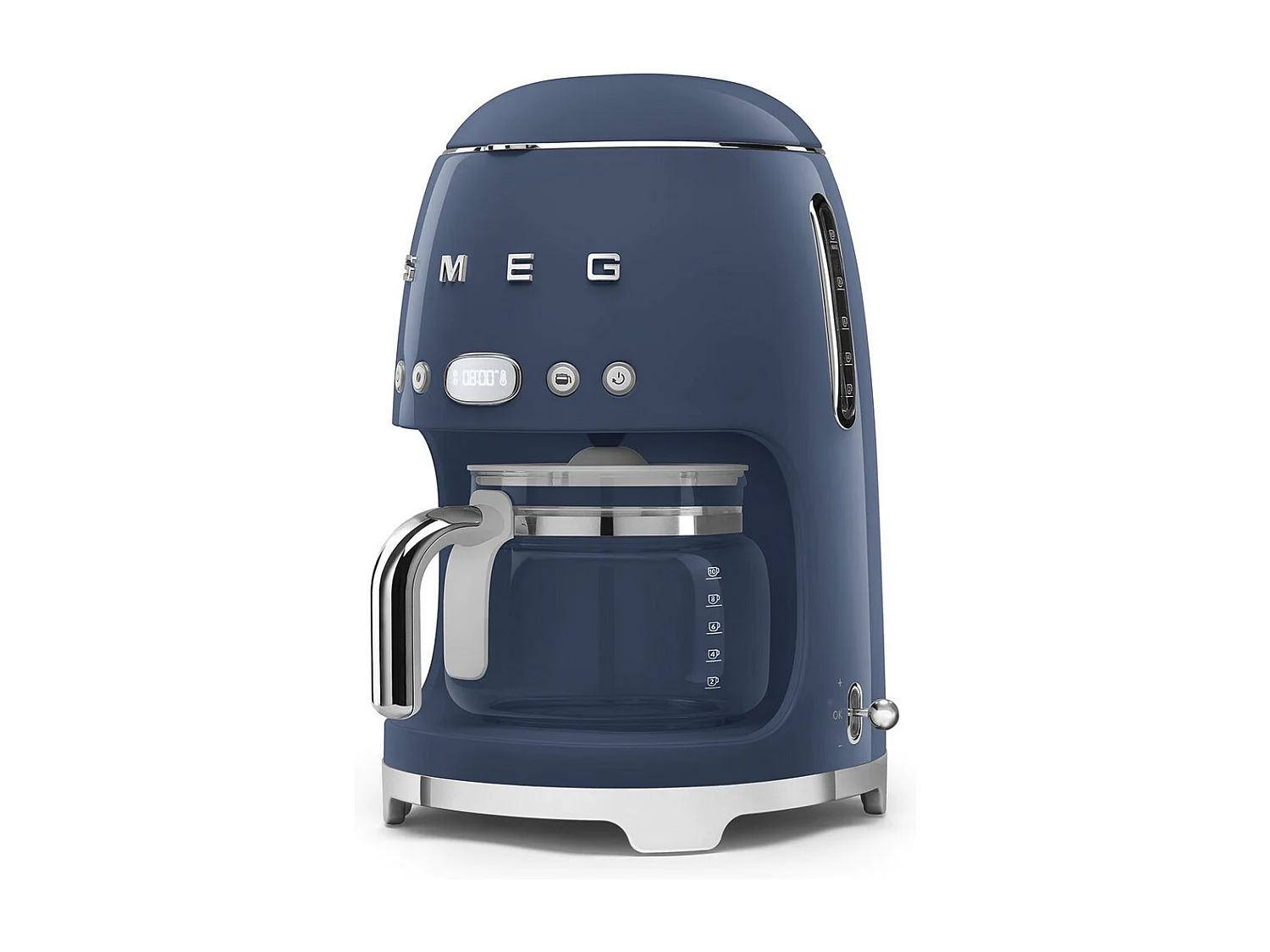 Programmierbare Filterkaffeemaschine Smeg 10 Tassen 1050W Design 50er Jahre Navy Blue