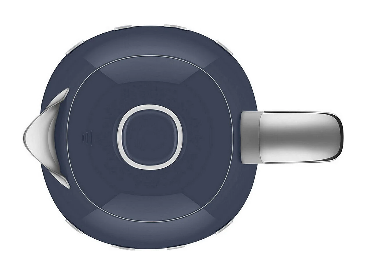 Bezprzewodowy czajnik Smeg 1,7L 2400W Granatowy Retro Lata 50. z filtrem ze stali nierdzewnej i podstawą 360°