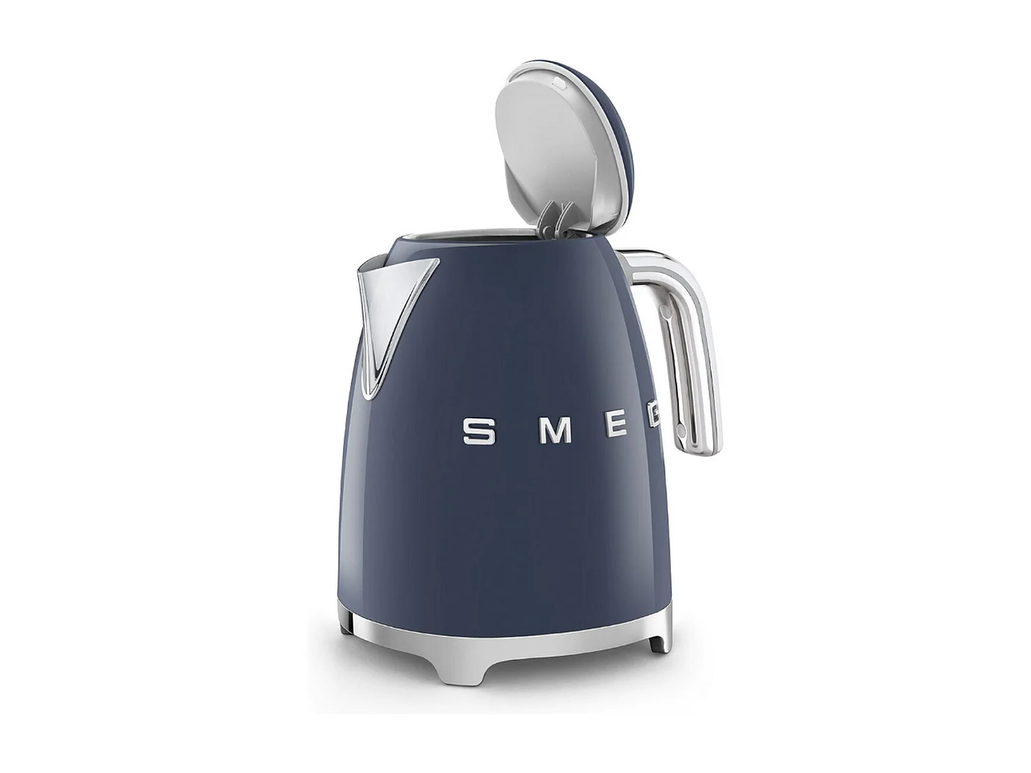 Bezprzewodowy czajnik Smeg 1,7L 2400W Granatowy Retro Lata 50. z filtrem ze stali nierdzewnej i podstawą 360°