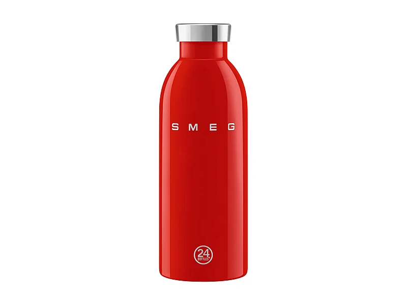 Bouteille isotherme inox 18/8 rouge 0,5L