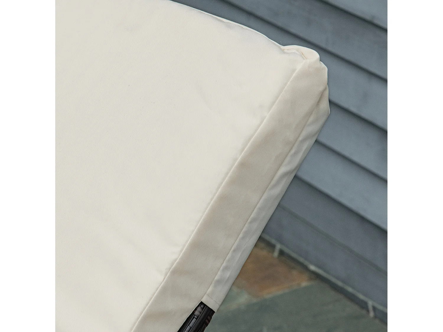 Lettino sdraio in rattan pe schienale reclinabile 5 posizioni