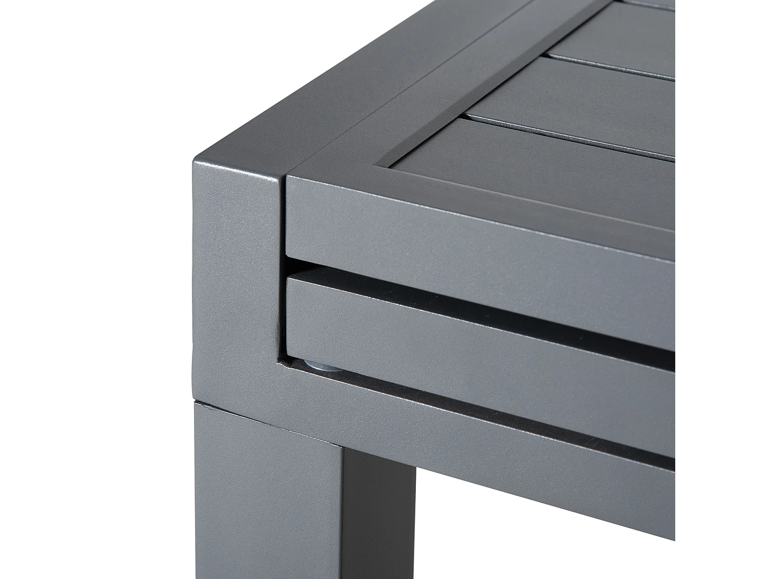 Tavolo da giardino allungabile 8-10 persone alluminio grigio