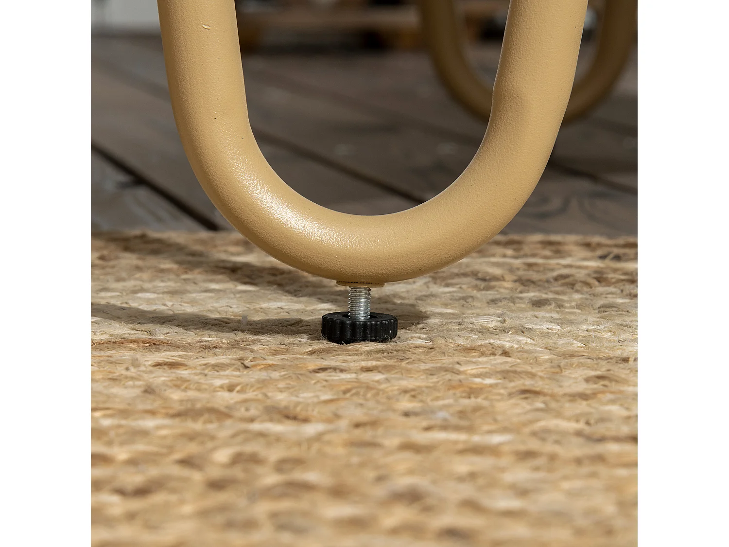 Set da giardino in rattan con divanetto 2 poltrone e tavolino