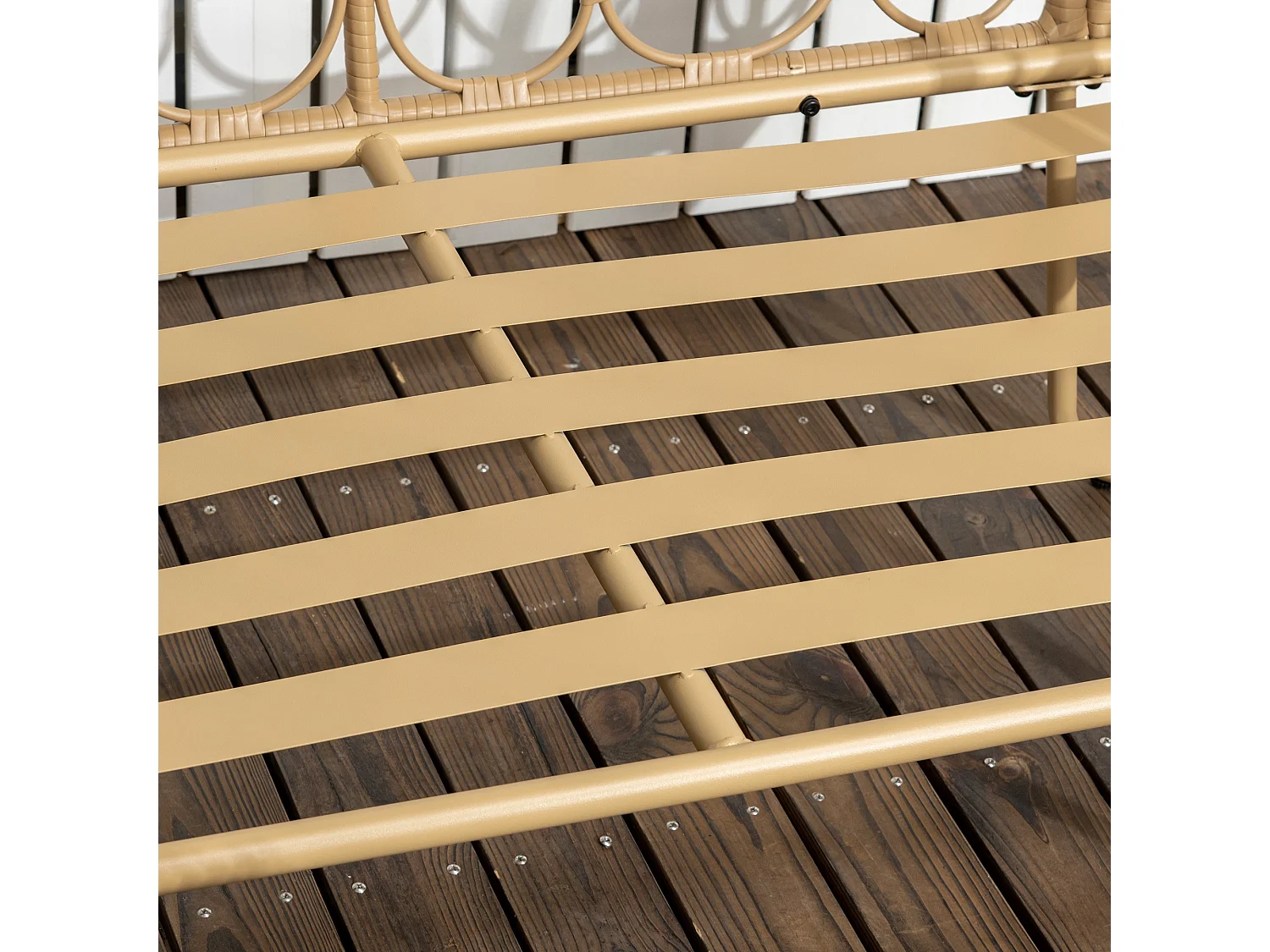 Set da giardino in rattan con divanetto 2 poltrone e tavolino