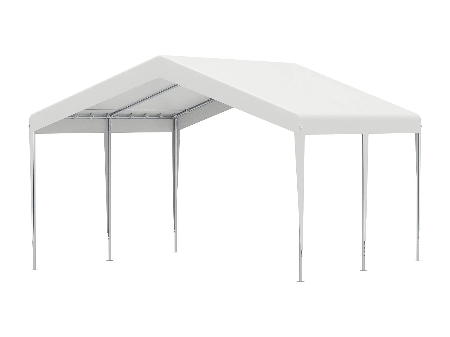 Garage portatile 4x4m con tettoia anti uv pioggia e vento