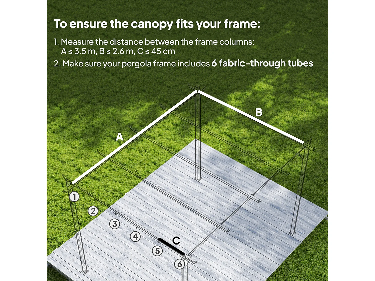 Tettuccio di ricambio per gazebo da giardino con 10 fori