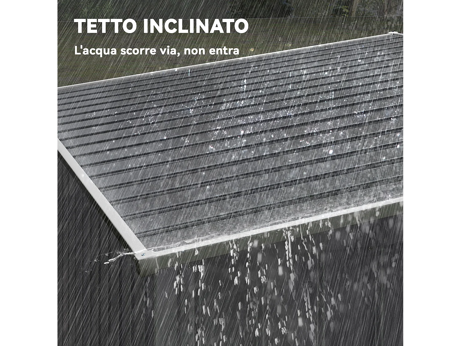 Casetta porta attrezzi in metallo con porta scorrevole grigio scuro