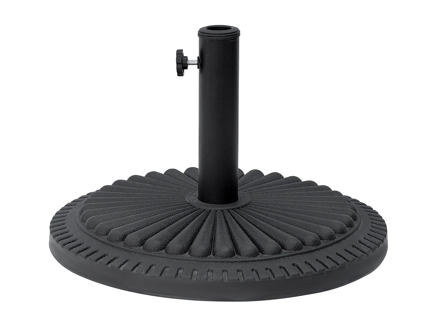 Base ombrellone in HDPE da 14kg per pali da ø35-38-48mm