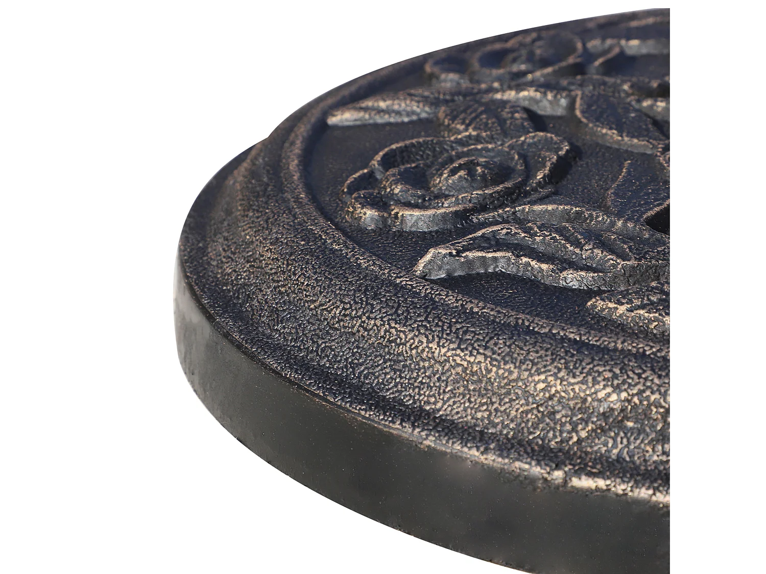 Base per ombrellone 9kg in resina con finiture bronzo