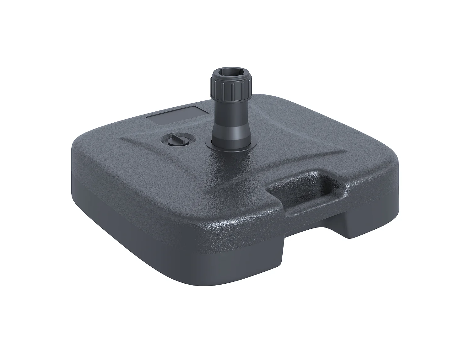 Base per Ombrellone da Giardino in HDPE  Basamento per Ombrellone con Maniglia