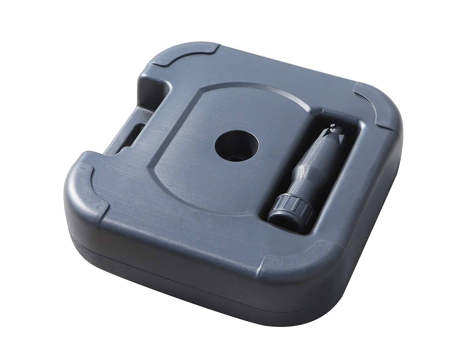 Base per Ombrellone da Giardino in HDPE  Basamento per Ombrellone con Maniglia