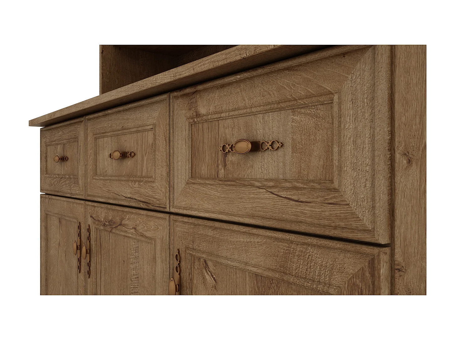 Buffet 120 cm – Placards, Étagères, Tiroirs et Vitrines, Moderne et Pratique – Livraison Gratuite quincaillerie de haute qualité