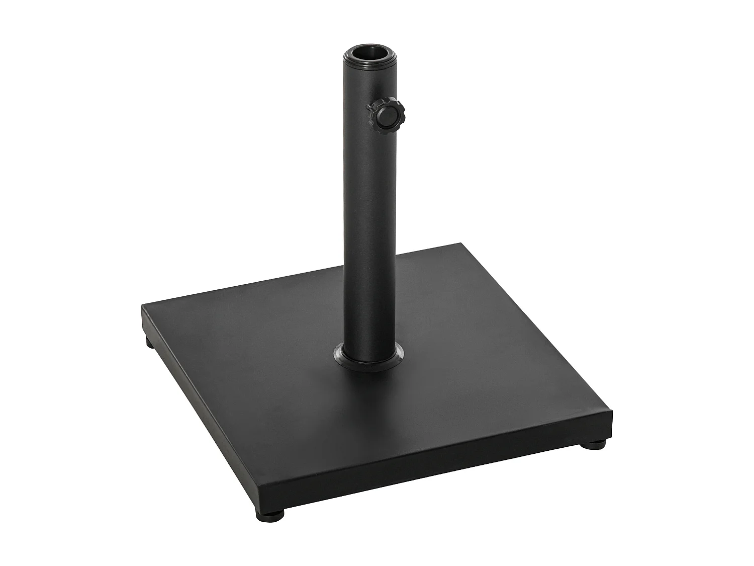 Base per ombrellone da giardino da 13kg in cemento nero