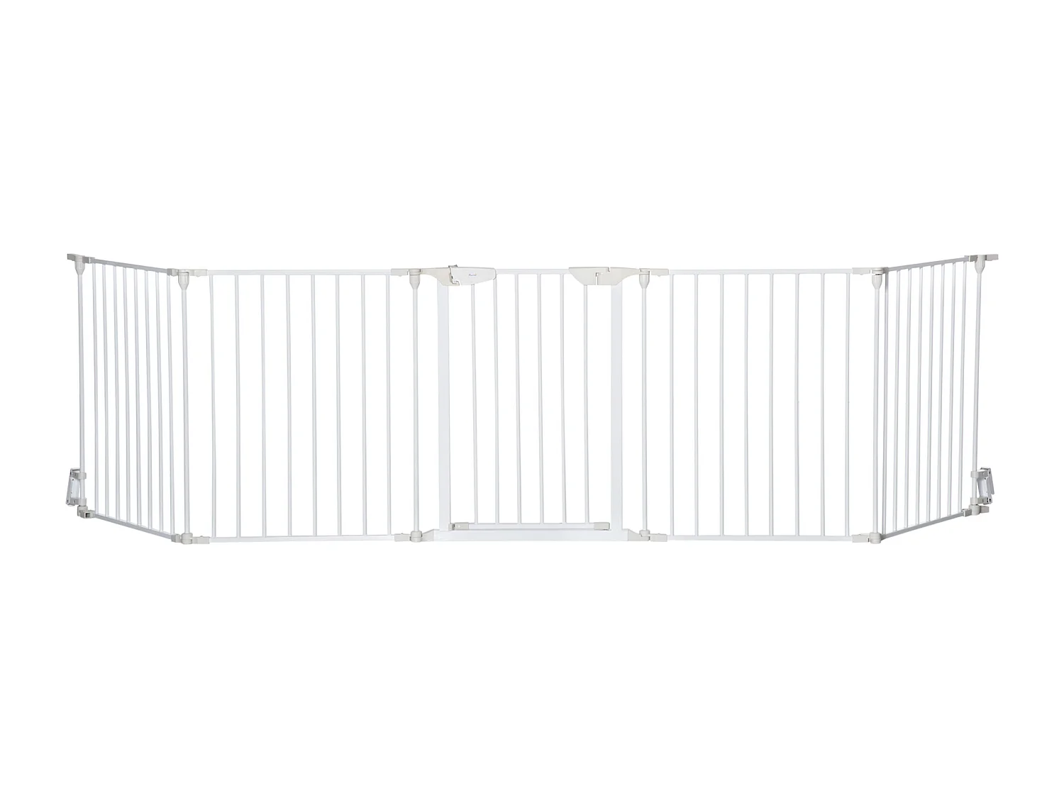 Cancellino per cani pieghevole e modulabile 300x74.5 cm bianco