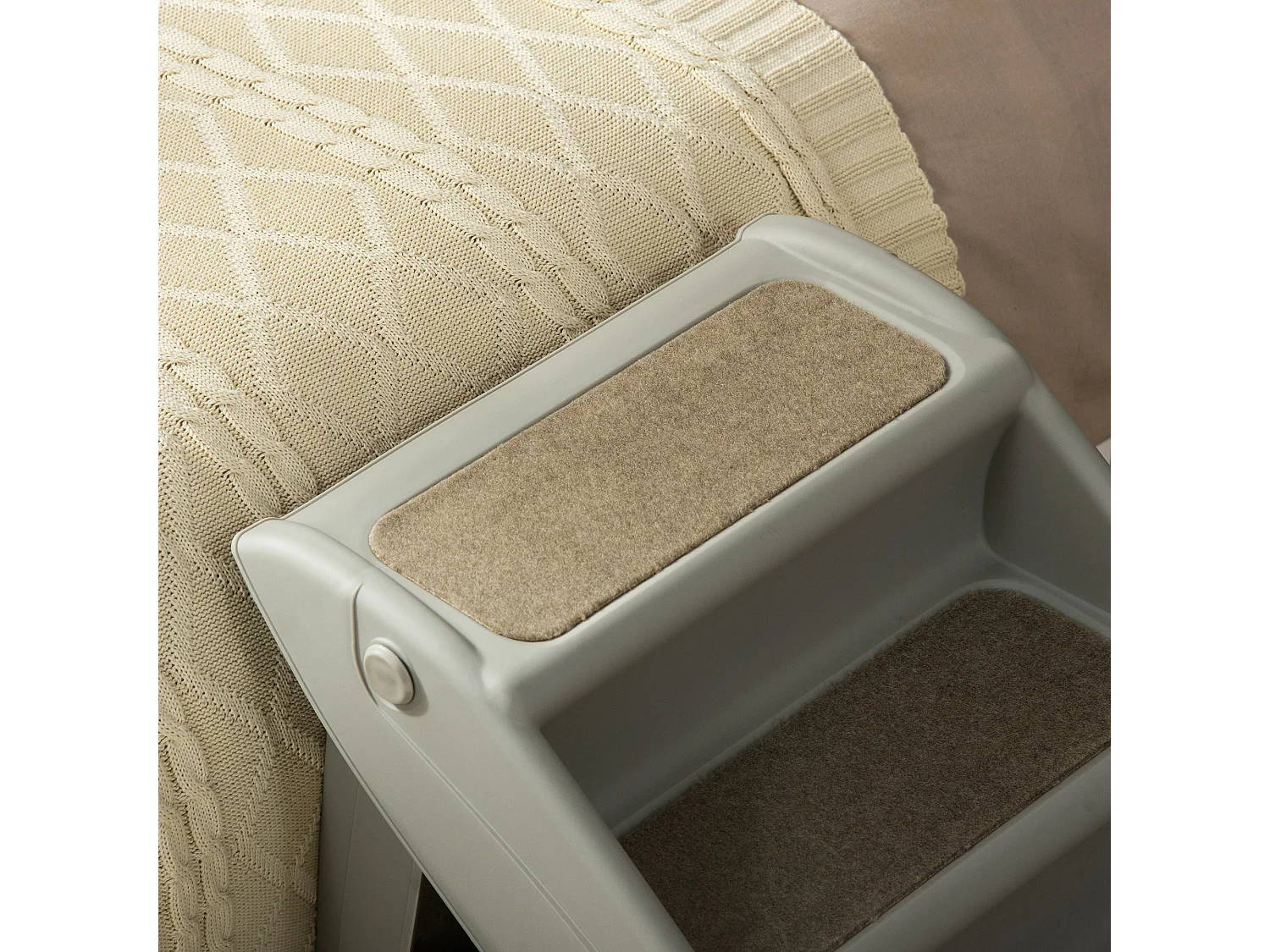 Scaletta per cani pieghevole 4 gradini antiscivolo max 20kg