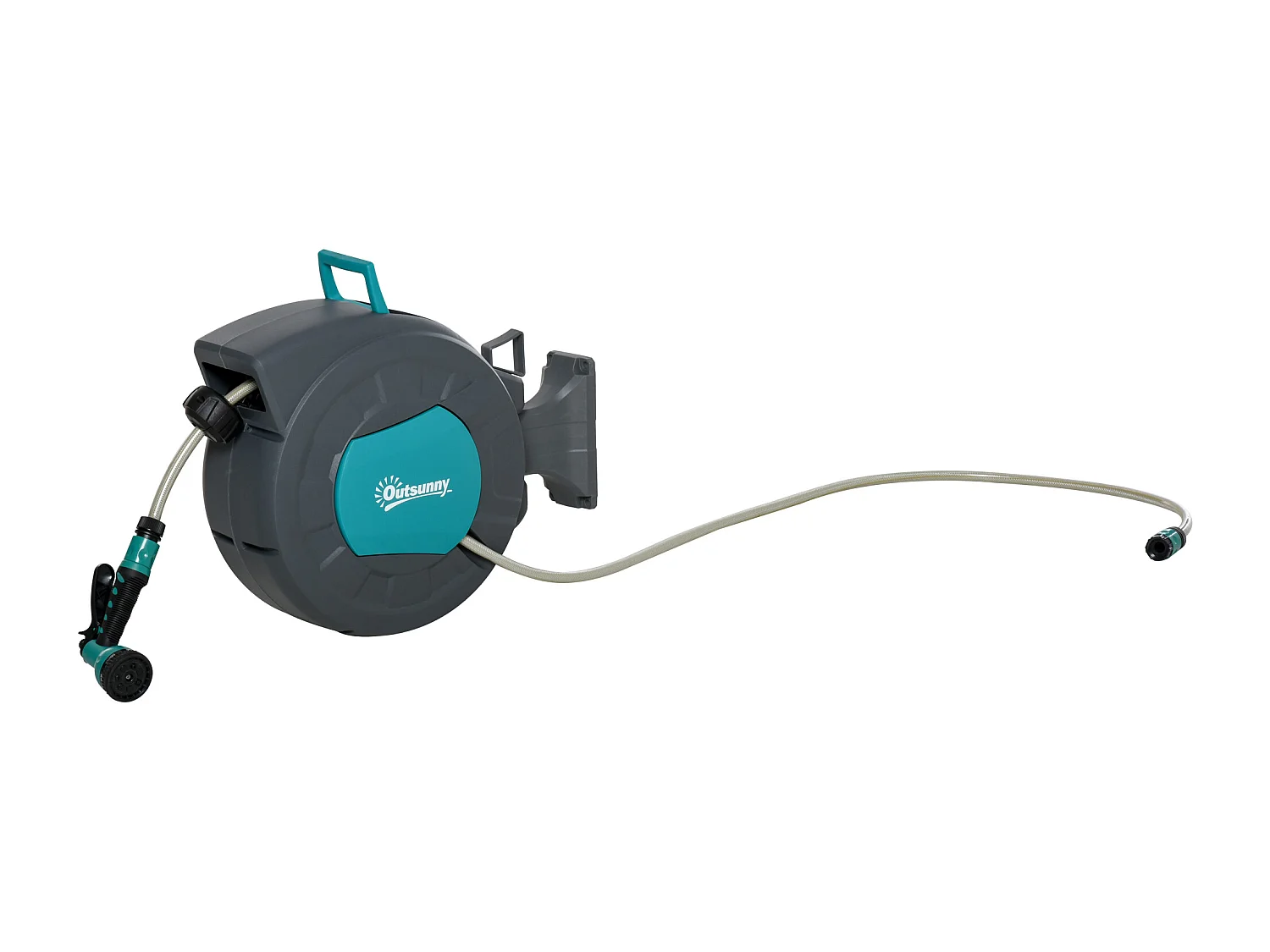 Avvolgitubo automatico a parete girevole a 180° tubo 15m