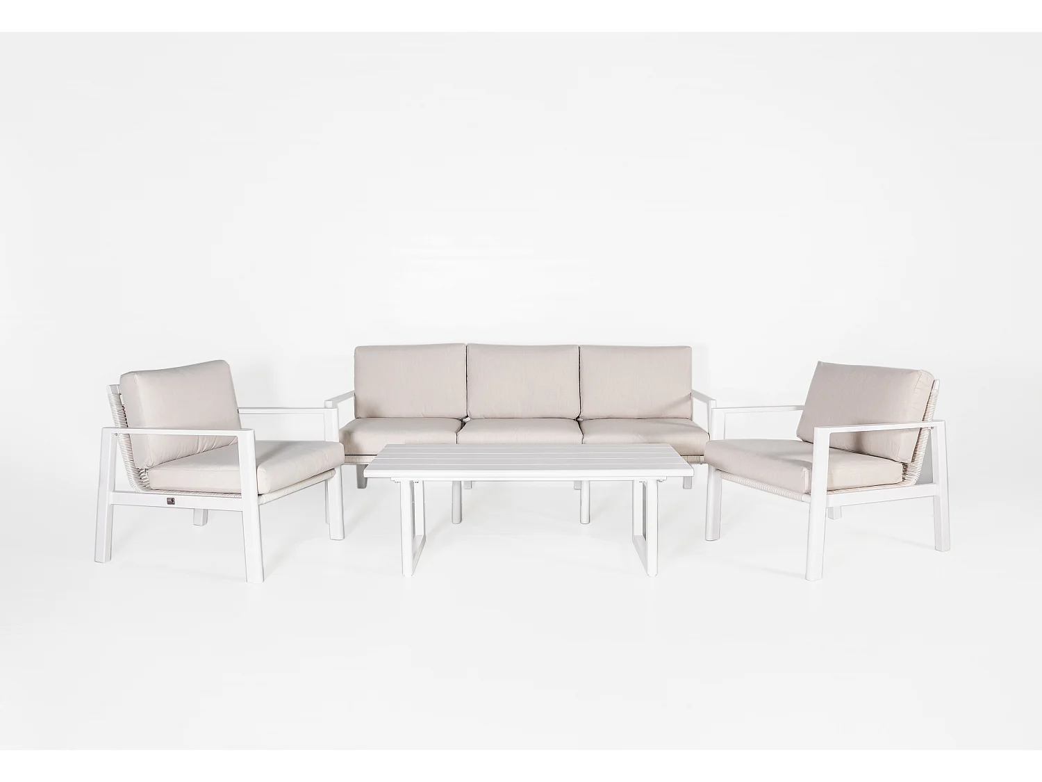 Conjunto de jardín ONIX 4 piezas Blanco