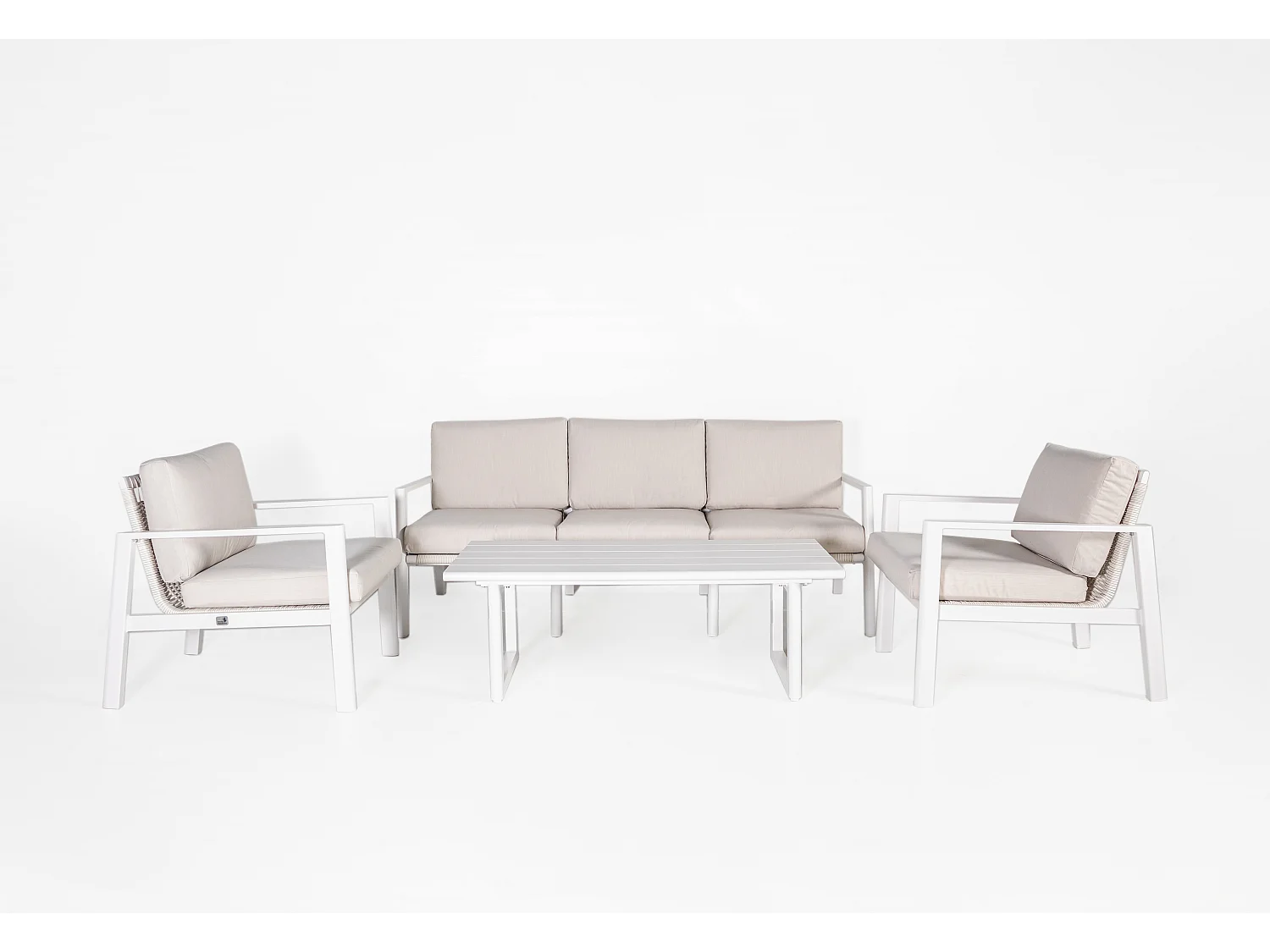 Conjunto de jardín ONIX 4 piezas Blanco