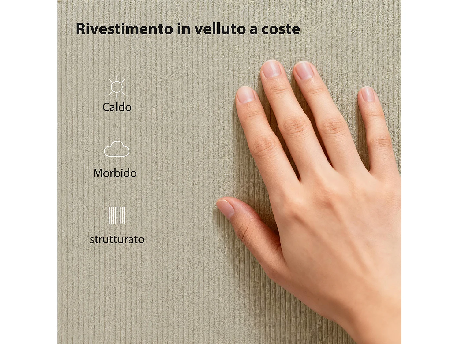 Struttura letto 140x200 cm con testiera imbottita regolabile grigio