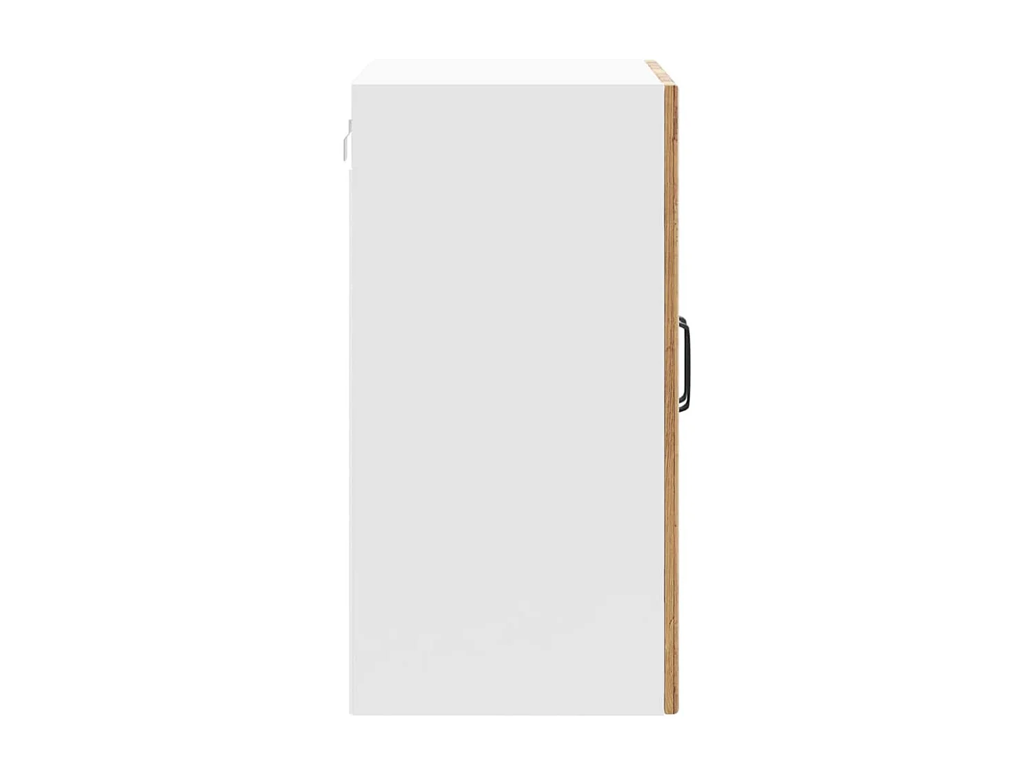 Meuble murale de cuisine avec porte vitrée Bois d'ingénierie ancien