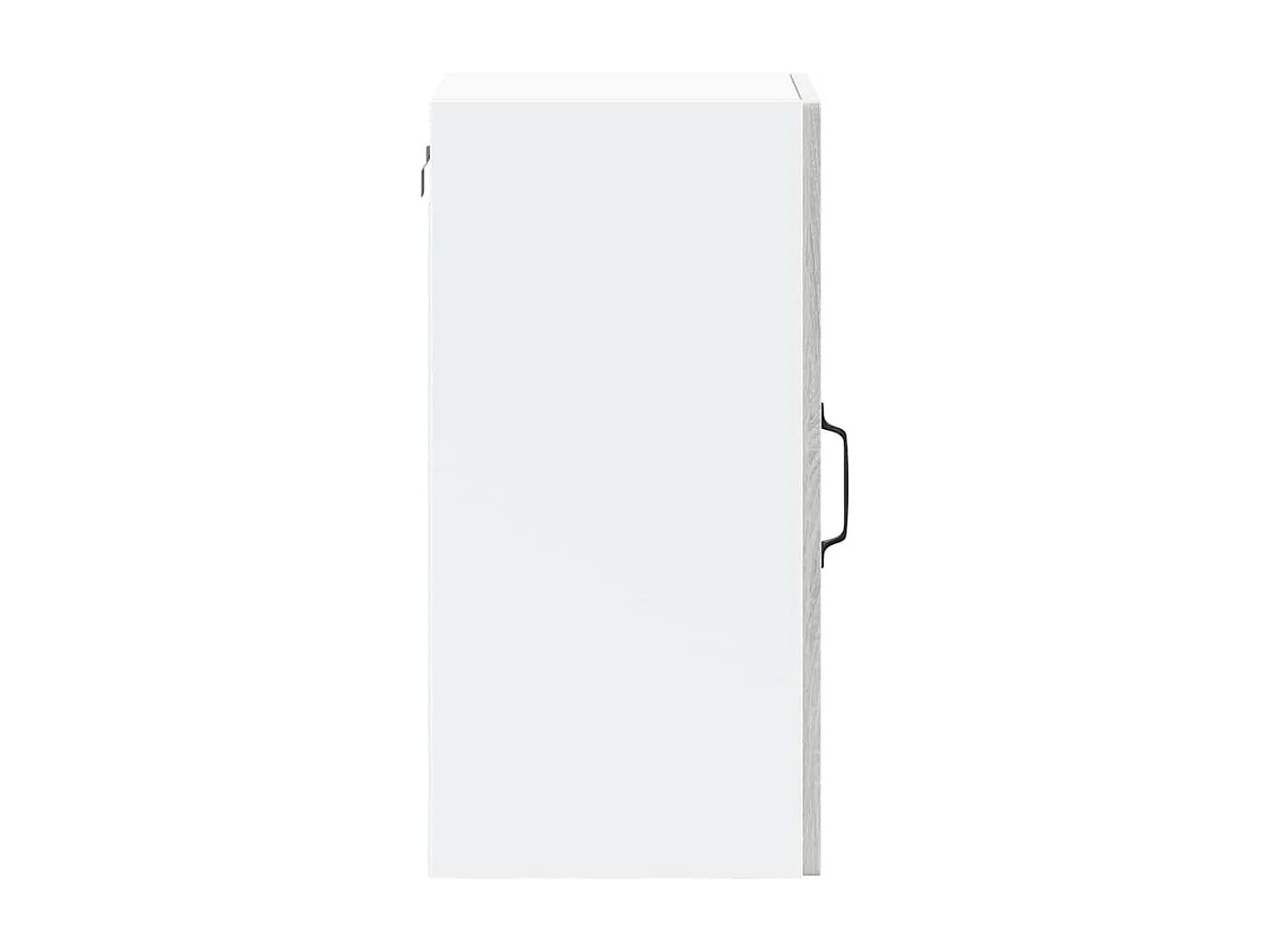 Meuble murale de cuisine avec porte en verre sonoma gris