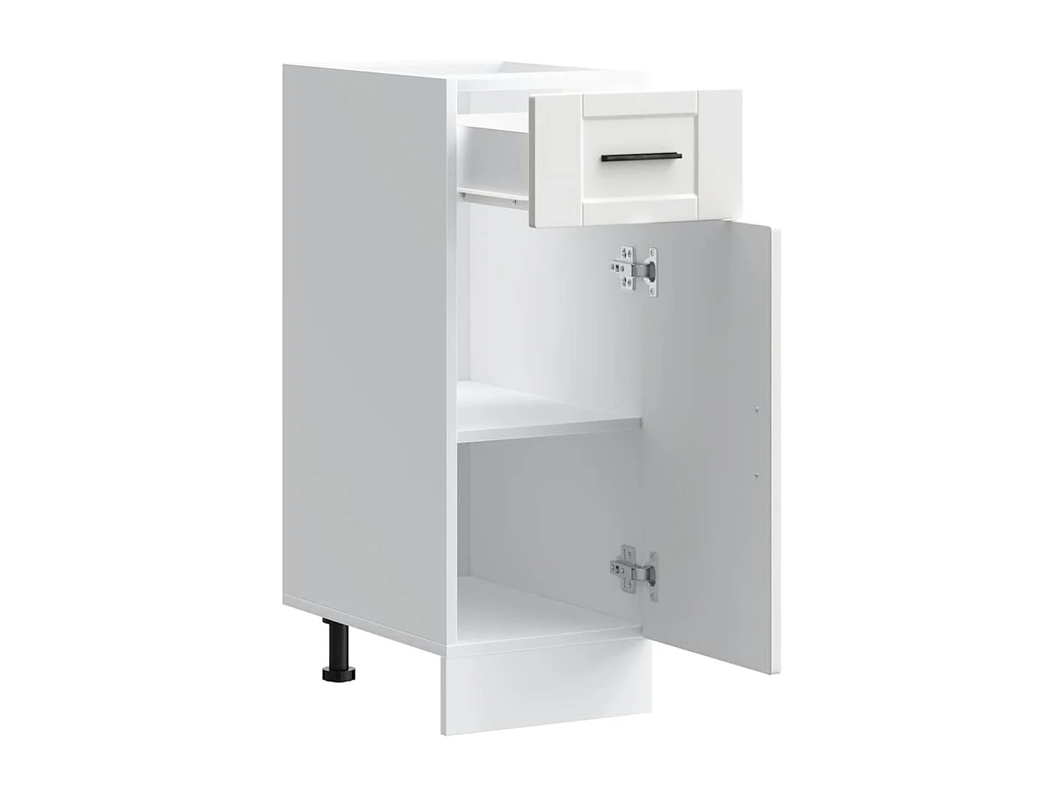 Meuble de cuisine blanc bois d'ingénierie