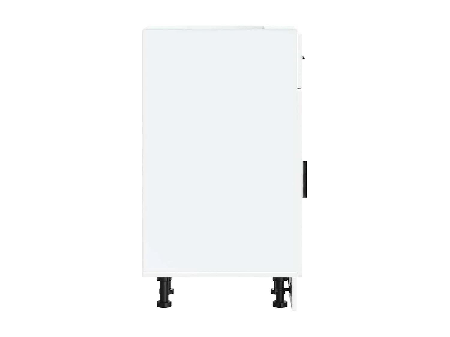 Meuble de cuisine blanc bois d'ingénierie