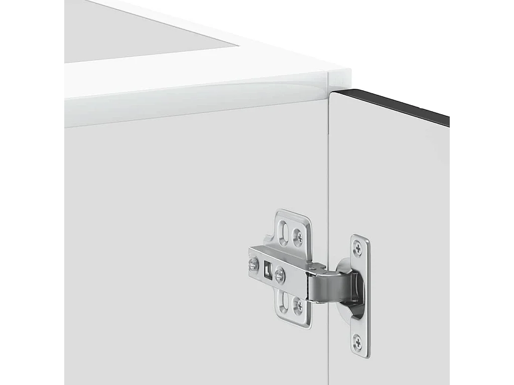 Meuble de cuisine noir bois d'ingénierie