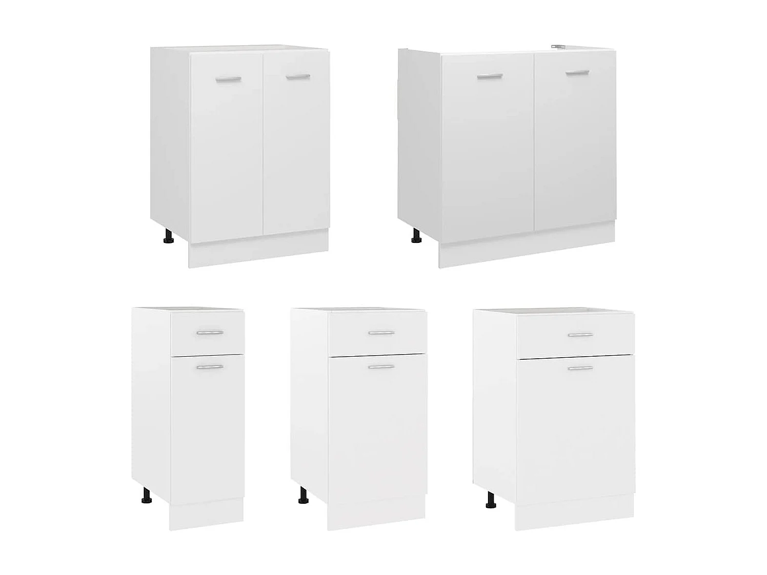 Meuble sous-évier Blanc 80 x 46 x 81,5 cm Bois d'ingénierie