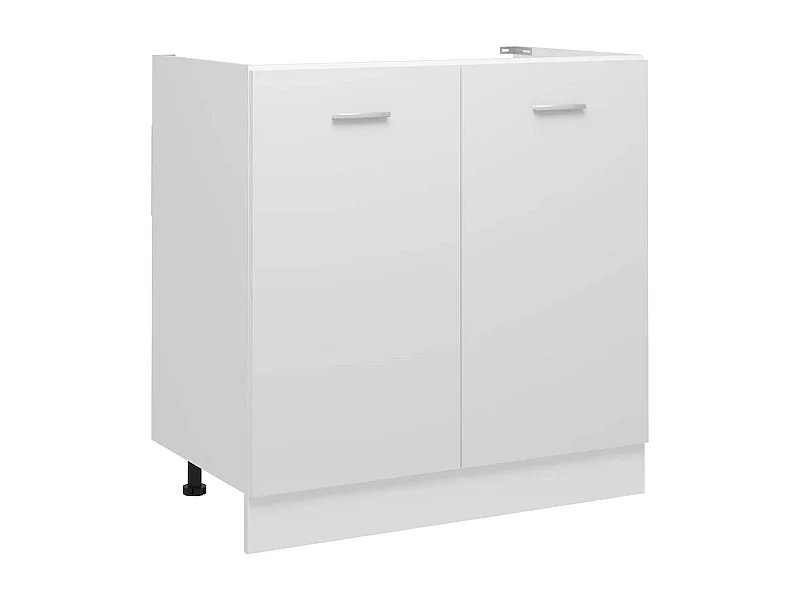 Meuble sous-évier Blanc 80 x 46 x 81,5 cm Bois d'ingénierie