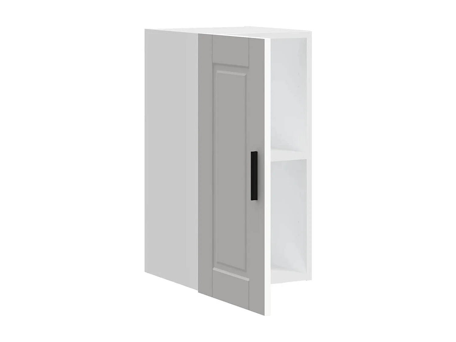 Meuble murale de cuisine blanc bois d'ingénierie