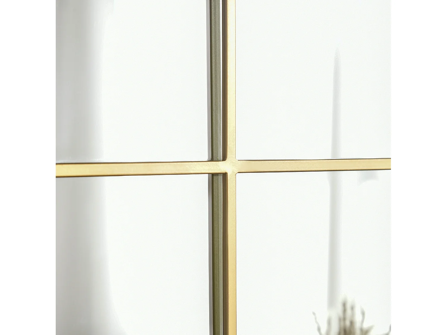 Specchio a muro 70x50 cm per camera da letto e soggiorno oro