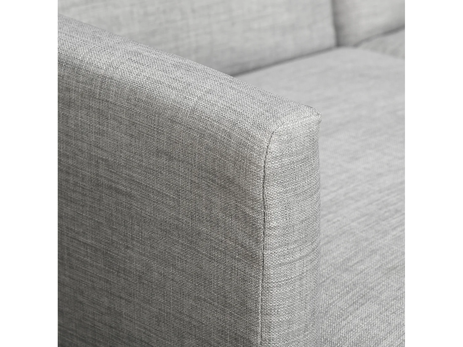 Divano letto 3 posti angolare scandinavo schienale regolabile