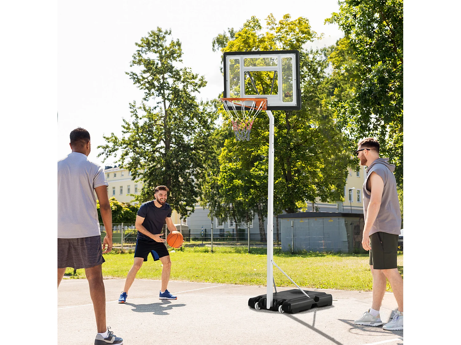 Canestro da basket per adulti regolabile 210-260cm