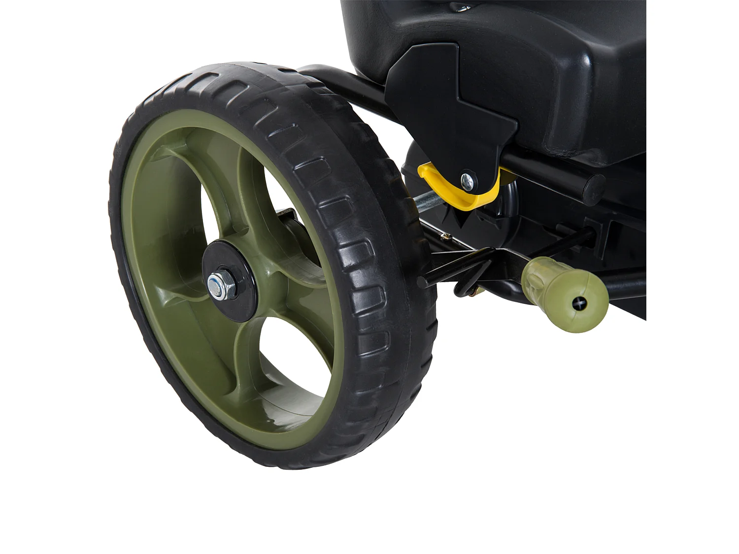 Go kart a pedali per bambini 3-6 con sedile regolabile verde