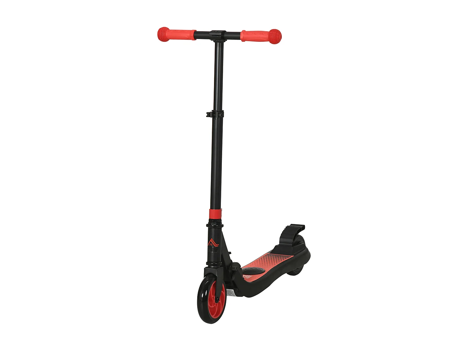 Monopattino elettrico pieghevole per bambini 6+ anni nero e rosso