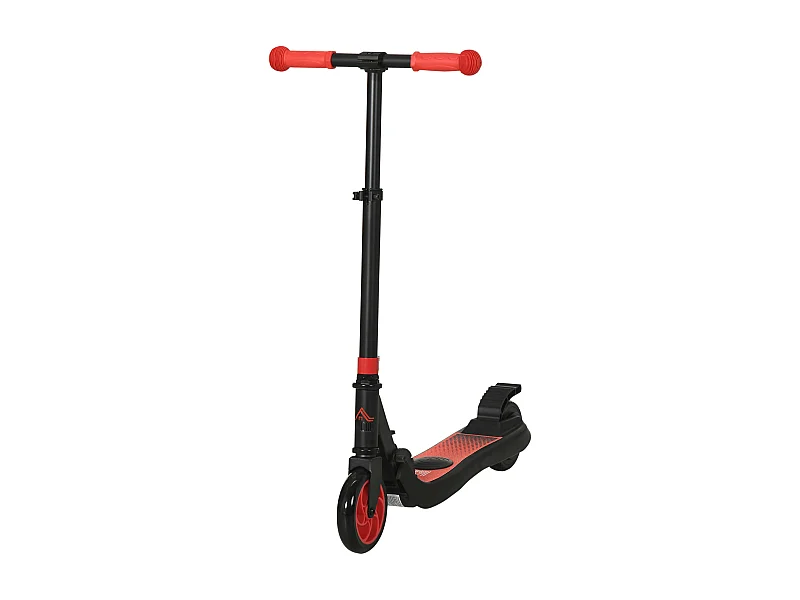 Monopattino elettrico pieghevole per bambini 6+ anni nero e rosso