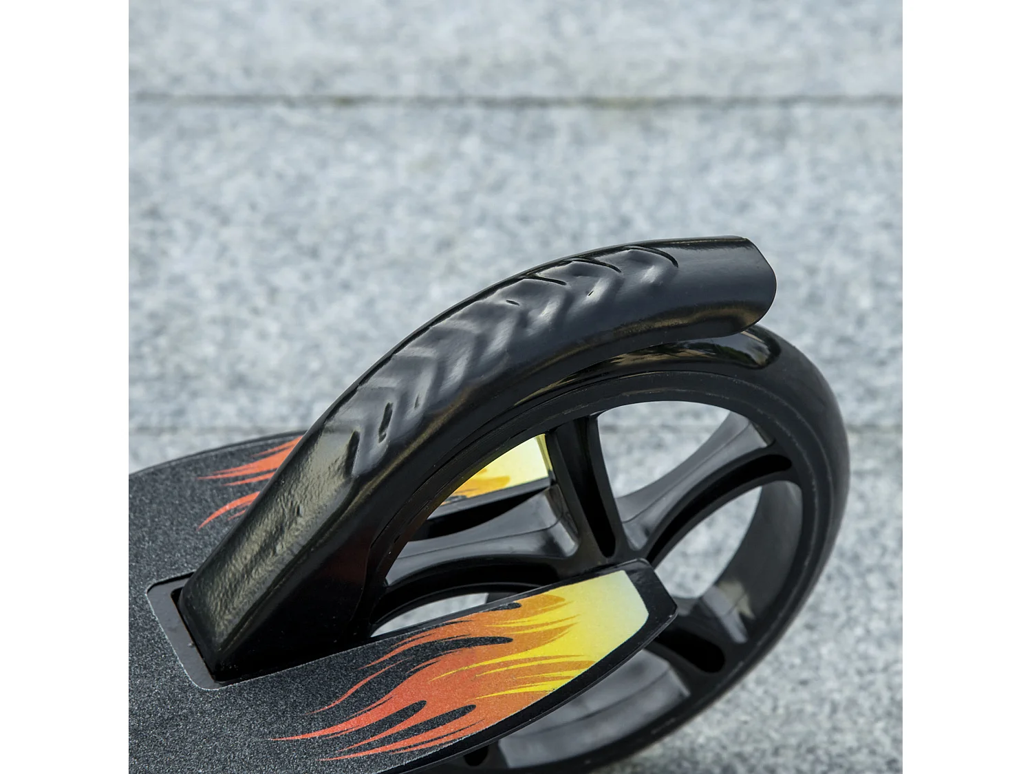 Monopattino per bambini pieghevole con manubrio regolabile nero