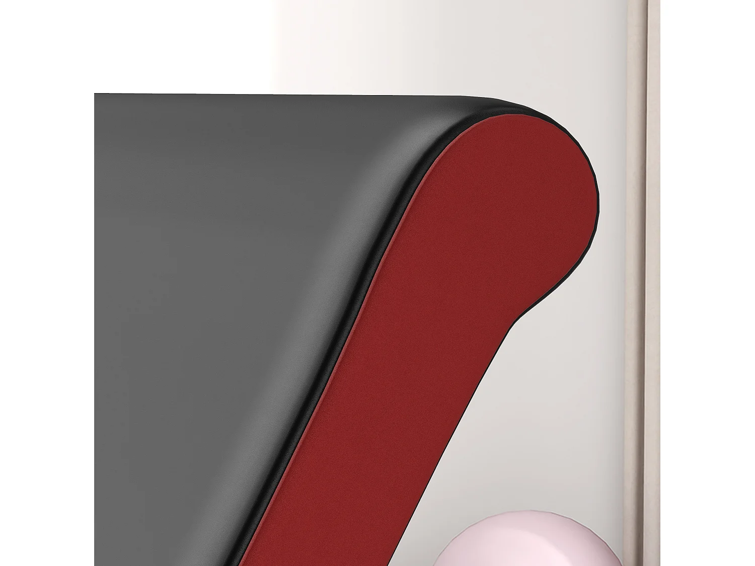 Panca per curl bicipiti regolabile con supporto per pesi nero