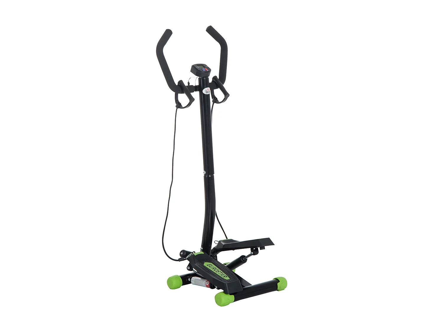 Stepper Professionale con Manubrio e Corde in Acciaio per Allenamento a Casa