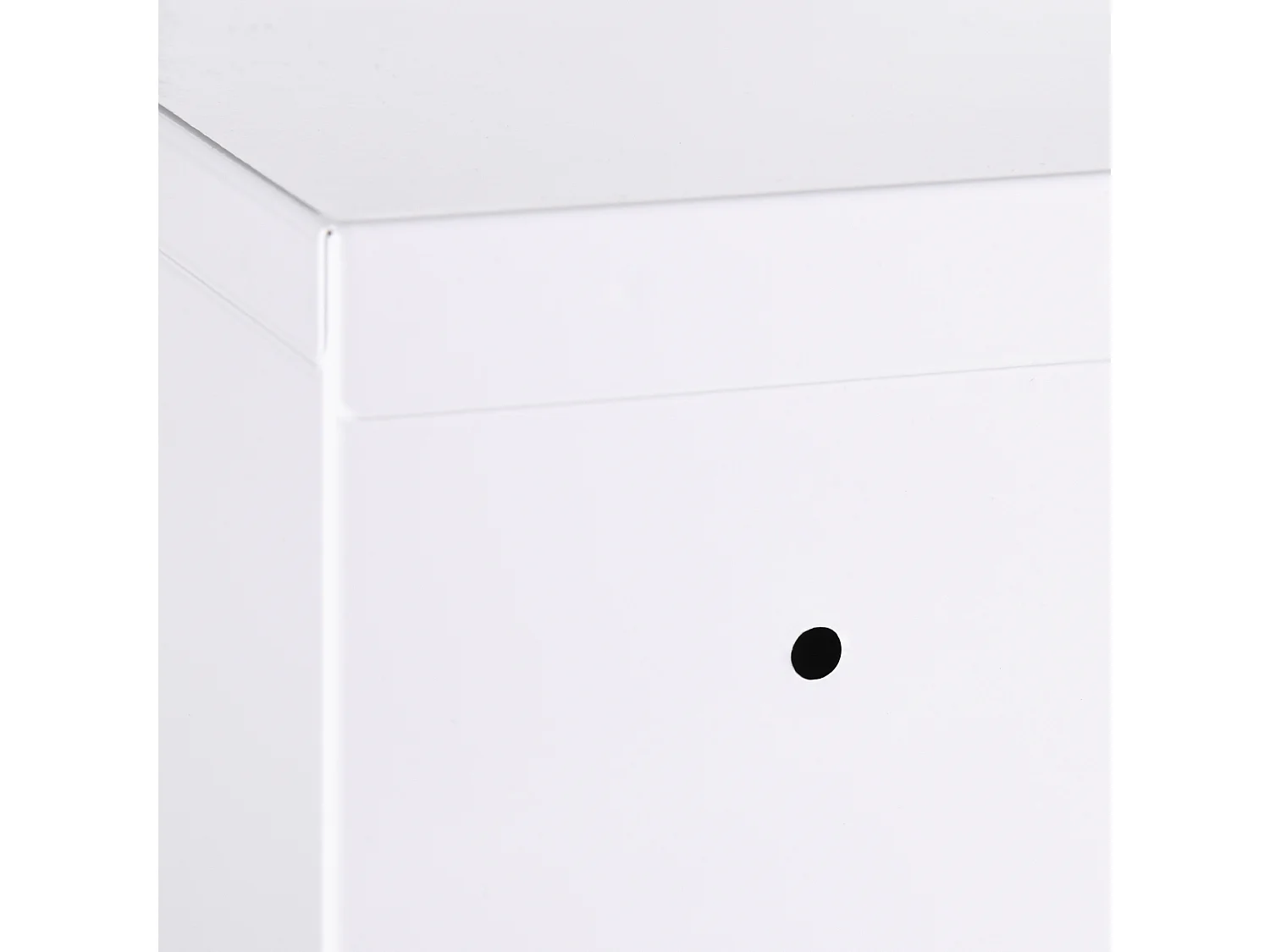 Armadietto medicinali a 3 livelli con 2 chiavi in acciaio bianco