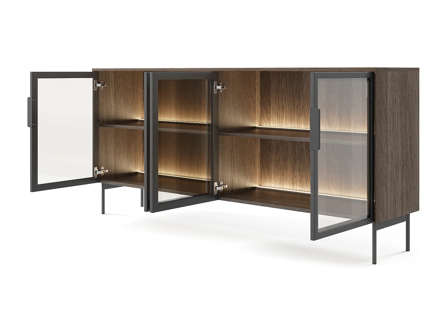 Commode, chêne Dunin, 181,3 x 82,6 x 39,3 cm