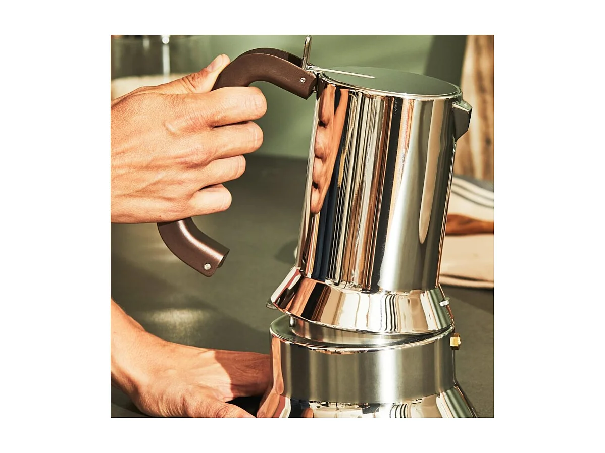 9090/6, Cafetière à induction 6 tasses, Alessi