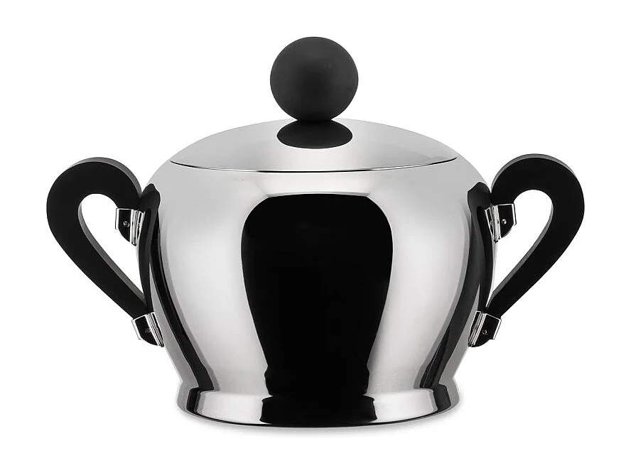 BOMBÉ, Azucarero en acero cromado, Alessi