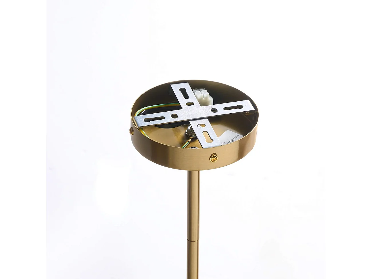 Lustre à bras multiples laiton style chandelier moderne 80 cm - Kaelisma