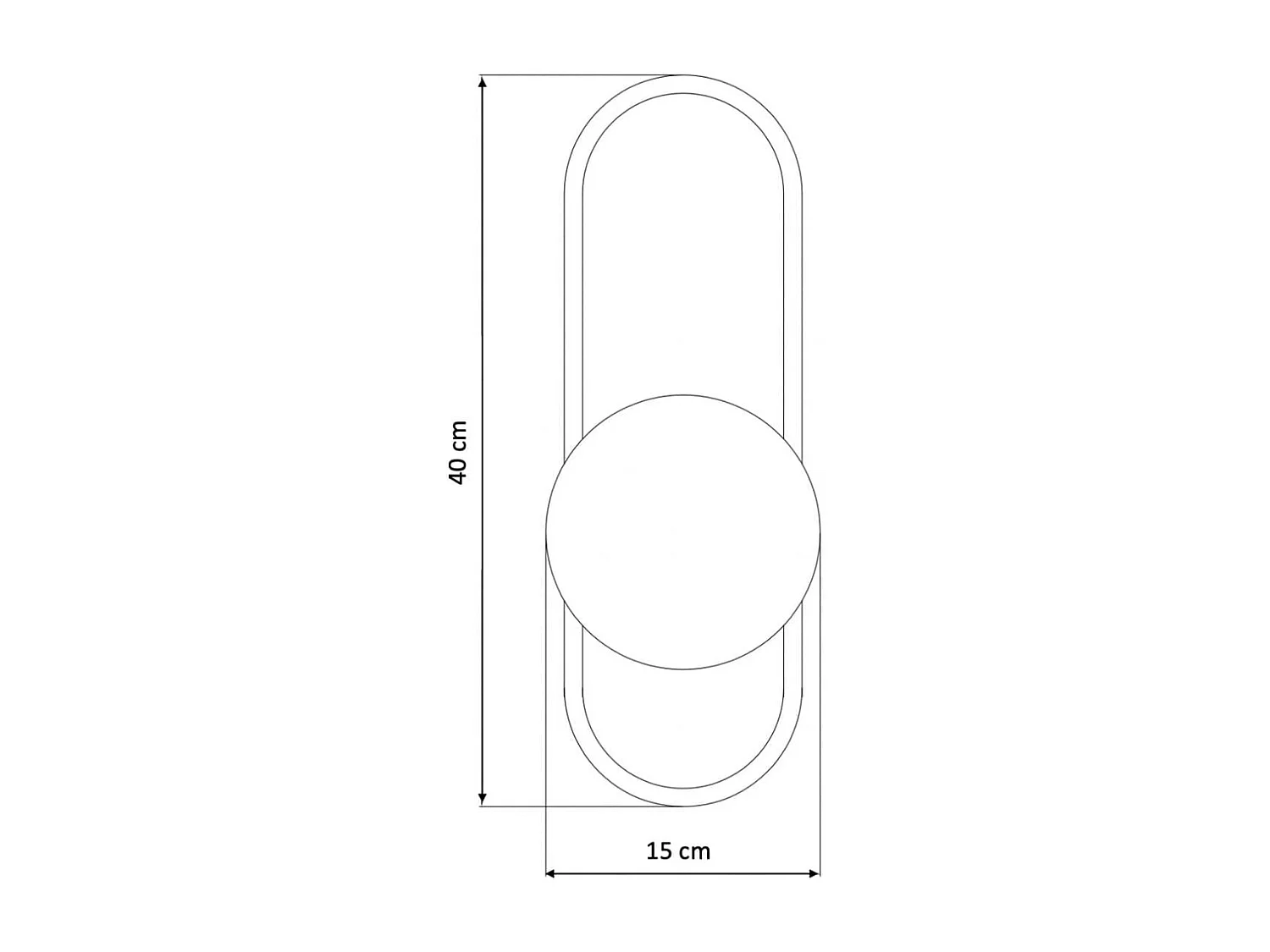 Applique murale vintage dorée clair à verre transparent - Belisto