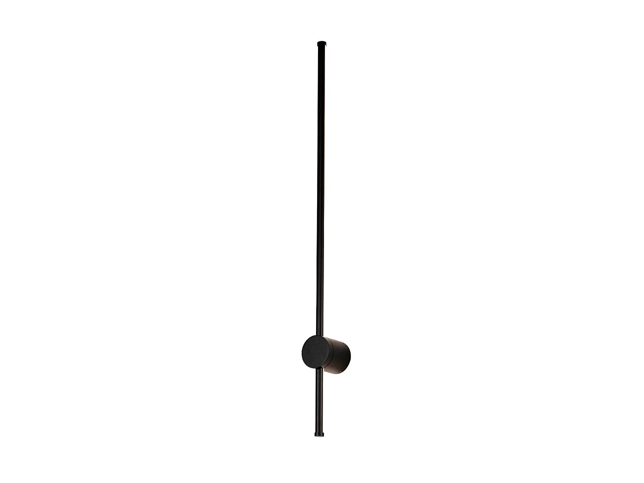 Applique LED noire minimaliste 97 cm design fin IP54 - Nikolai
